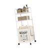 Sturdy Metal Frame Laundry Sorter Basket Bathroom Storage Hamper Organizers