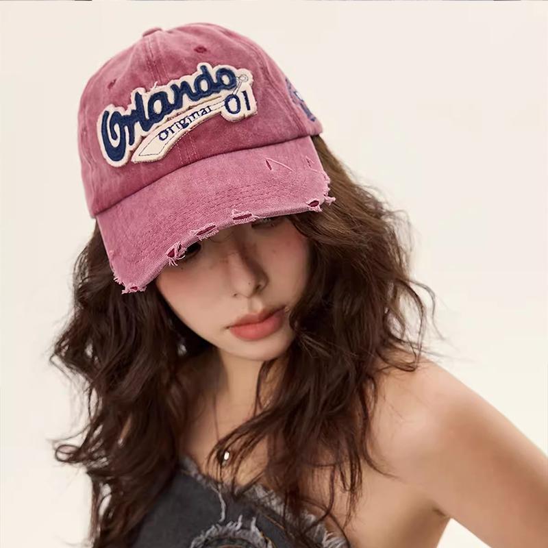 Trucker Dad Cap Visor Sun Snapback Adjustable Cotton Washed School Old Vintage Letterings Alphabet Her  Him For Women Men Hat Baseball Punk Style