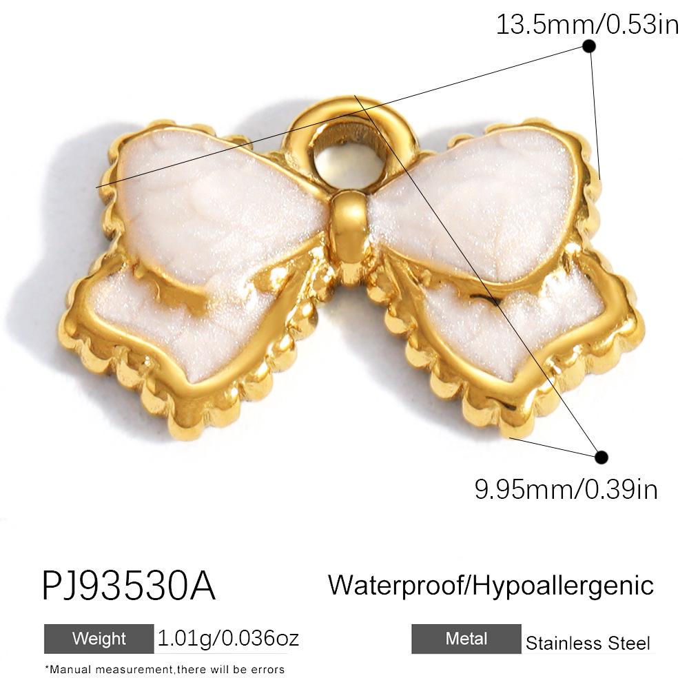 Heart Cat Dog Owl Oil Drop Ocean Style Pendants 18K Gold Plated Stainless Steel Charms Fashion Jewelry Gold Pendants