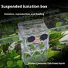 Aquarium Hatching Box Betta Fish Tank Hatching Incubator Fish Birthing Accessories Room Breeder Incubator Fish Box G8X5