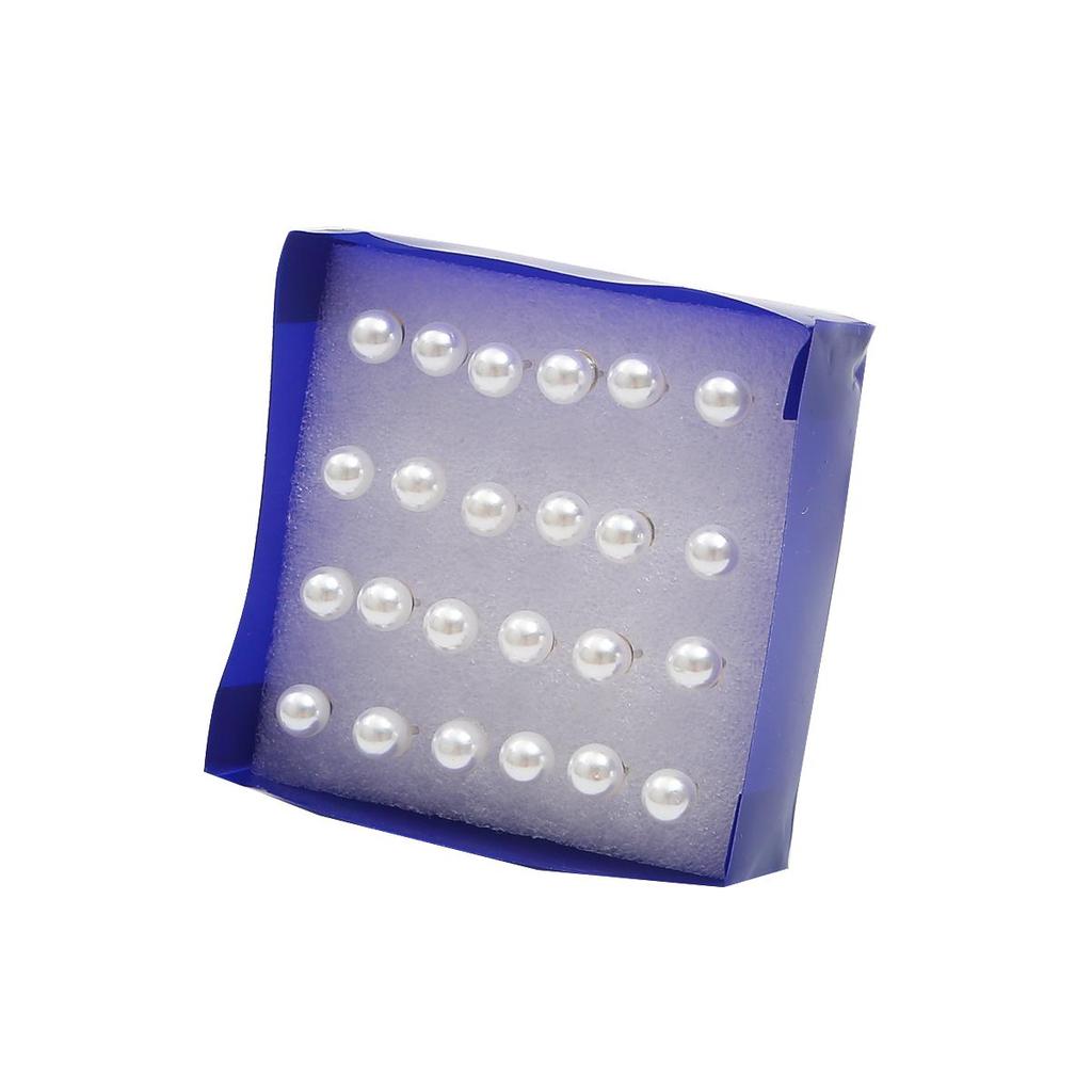 12Pairs Nachahmung Perle Ohrring Stud Ohrring Set Für Frauen Kind Mit Box Ohrringe Schmuck