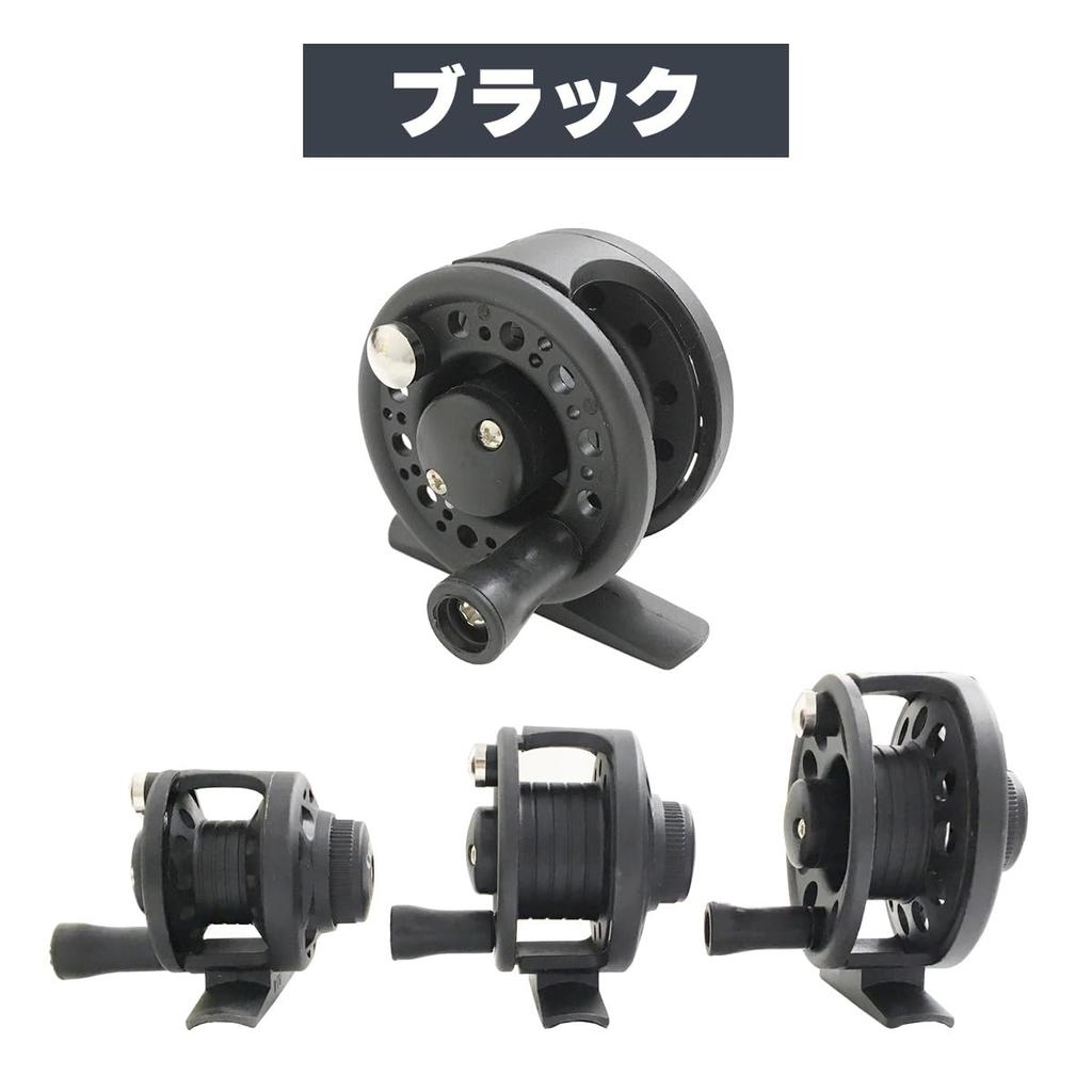Orurudo Fishing Tackle Puchi Series Taiko Reel puchi-TY40 Black For Cast Fishing, Pier Fishing, Sea Fishing for Tanago, Black Porgy, Rockfish, Goby,