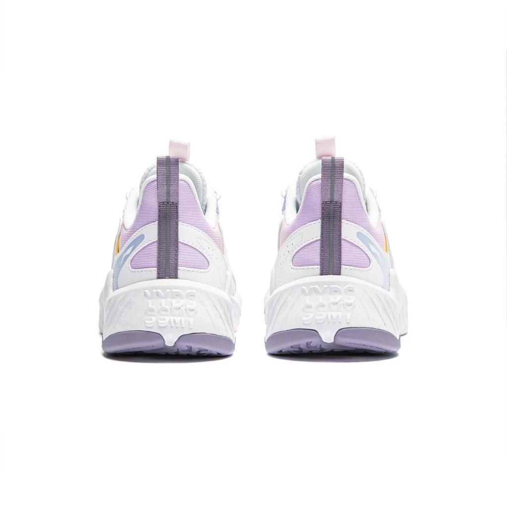 Li Ning Kids Sports Lifestyle Synthetic Leather Fabric Fashion Simple Comfortable Aesthetic Low-Top Casual Shoes Men casual shoes YKCU140-2