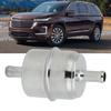 3/8 Inline Fuel Filter High Flow Metal Fuel Filter Inline Hose 9746 Replacement for Chevrolet Chrome University