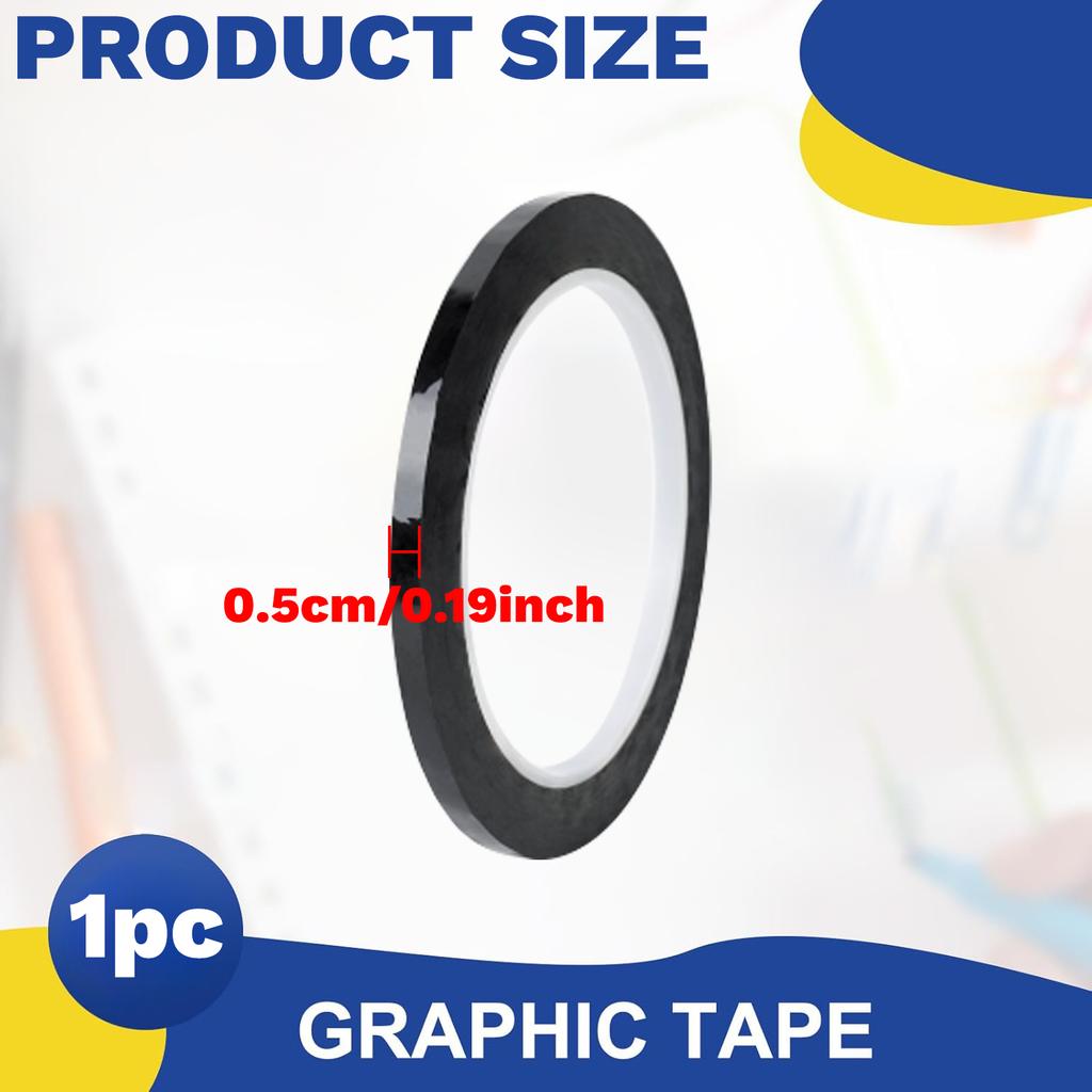 Black High-temperature Light-blocking Tape, PET Light Strip, LCD Screen Light-blocking, Mobile Phone Display