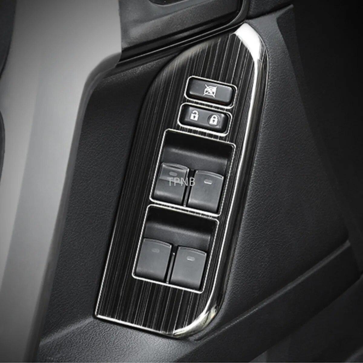 

Для Toyota Land Cruiser Prado 150 2010 2011 2012 2013 2014 2015 2016 2017 2018 переключатель электрического окна из нержавеющей стали