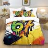 Fun Whimsical Number 67 Digital Printed 3PC Duvet Cover with Pillowcases Novelty Queen King Size Comforter Unique Bedroom Decor