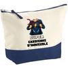 Makeup Bag - PLANETEE - Super Building Manager Woman - Large Size - Cotton - HD Printing