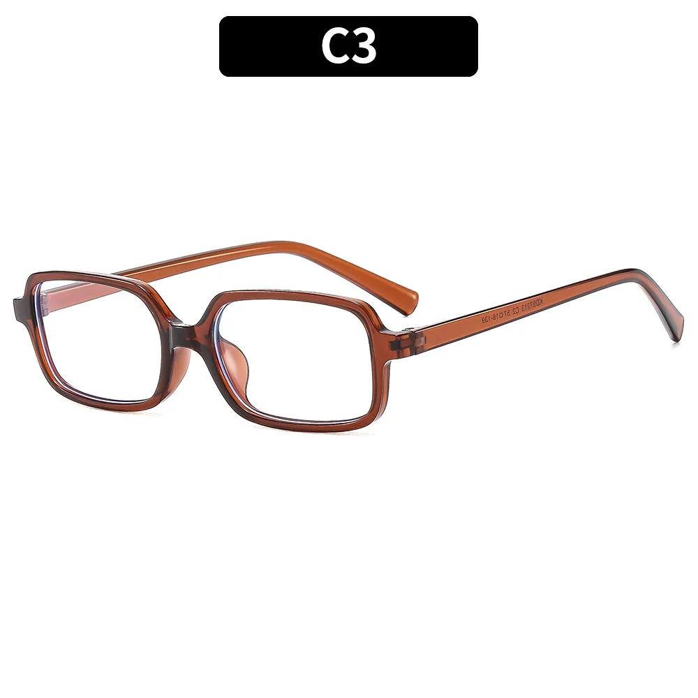 

Fashion Retro Small Rectangular Frame Anti Blue Light Glasses For Women Ins Simple Commuting Computer Eye Eyeglass Frame
