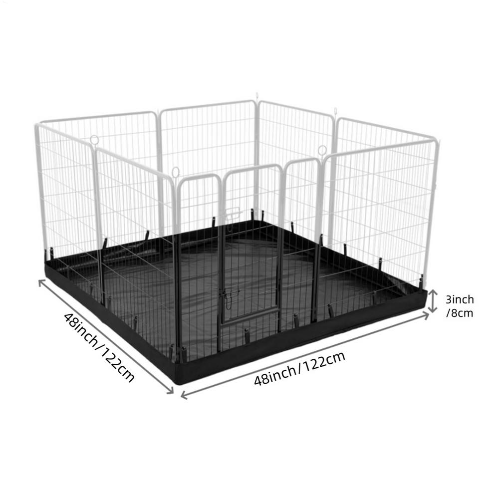 Dog Playpen Mat Indoor Cat Fence Pad Oxford Cloth Washable Puppy Dog Pee Pad Waterproof Whelping Training Pet Mat for Playpen
