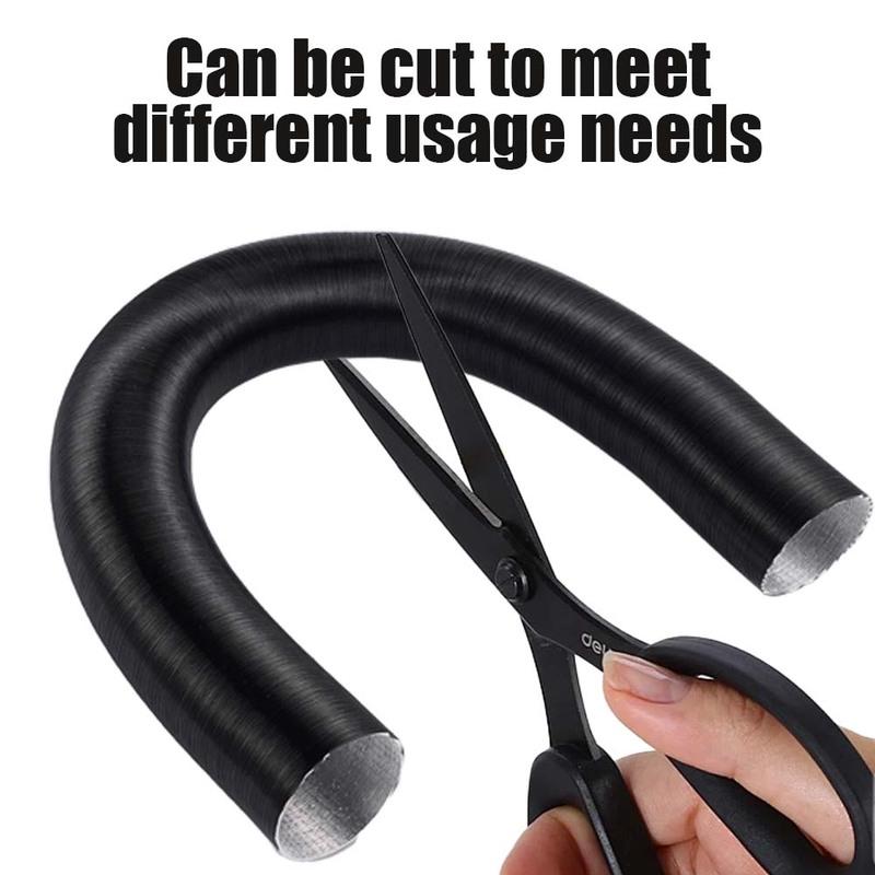 75mm Air Diesel Parking Heater Duct Pipe Tube Hose 100/200/300cm Length for Parking Heater Flexible Exhaust Pipe Tube Extendable