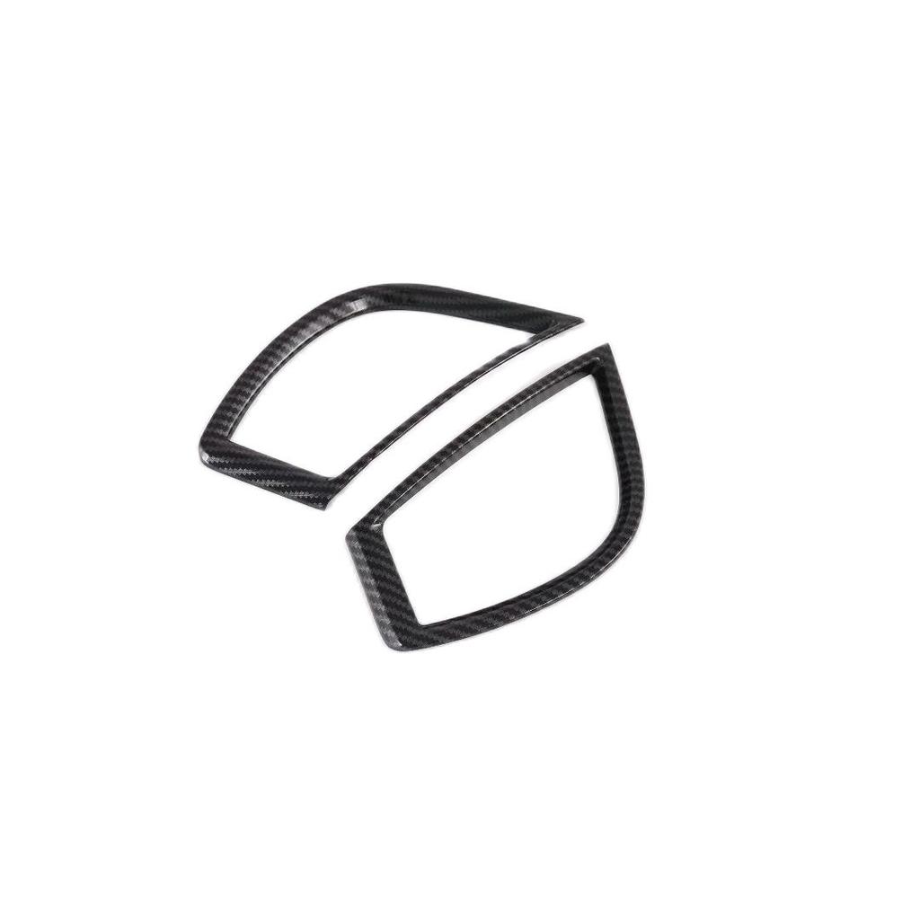 For Kia Seltos    ABS Carbon Fiber Front Center Console Air Condition Vent Outlet Cover Trim Car Styling Accessories