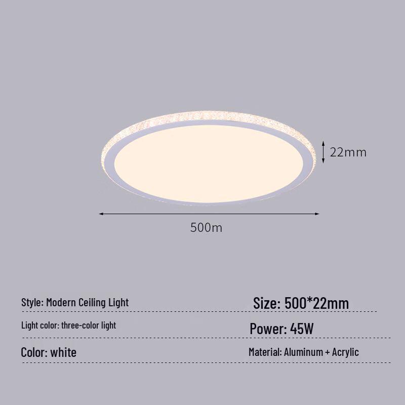 Lishen Modern Minimalist Acrylic LED Ceiling Light