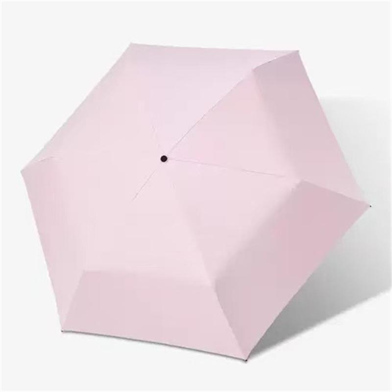 UPF50+ Carbon Fiber Mini Pocket Umbrella 2-in-1 Sun & Rain Protection Ultra-Light Portable Folding Travel Umbrella UV Block