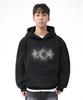 [Fleece-Lined] Silver Dcrstar Oversized Hoodie Black