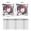 Super Kawaii Game Nekopara Chocola Vanilla Pillow Case Retro Trendy Pillow Cover Soft Pillowcases For Sofa Home Decor