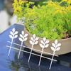 Vintage Iron Garden Fence Stake, Decorative Flower Bed Edging Landscape Border, Outdoor Yard Lawn Mini Fence Stake