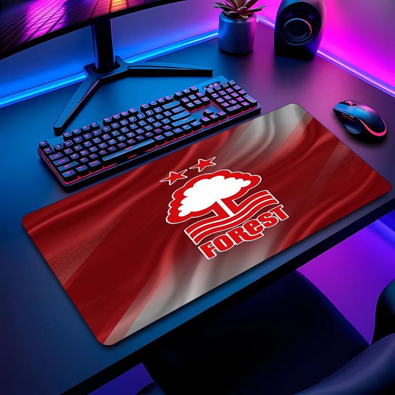 Nottingham Forest Football Pattern Mouse Pad Non?Slip Rubber Base Gaming Mousepad For Desk Office Home