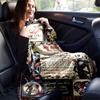 1pc, Cozy Home Decor Blanket: Jack and Sally's Eternal Love Perfect Gift for Bedroom, Living Room, Travel, Camping, Car