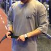 Myba Men's Elastic Muscle Training Short-Sleeve Summer Fitness T-Shirt for Running
