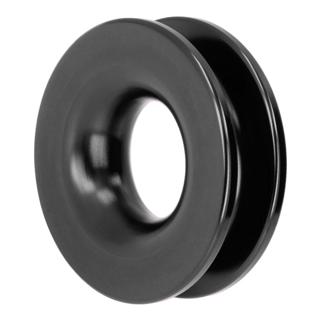 Bergering Winde Umlenkrolle Aluminiumlegierung für ATV UTV LKW Marine Boot Schäkel Schwarz