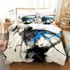 3D Print Black Rock Shooter Duvet Cover Single Double Size For Boys Girls Fashion Bedroom Decor Anime Bedding Set Soft Home