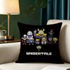 Game U-Undertales Square Double-Sided Printed Pillow Case Bedroom Bedside Pillow Sofa Cushion Cover