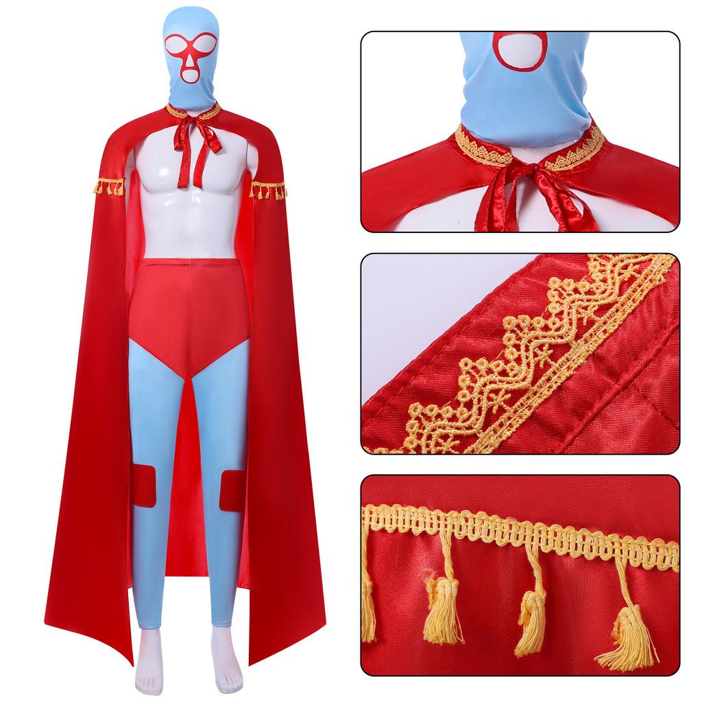 Cosplay Nacho Libre Costumes Halloween Roleplay Gifts Stage Performance Fashion