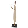 Vintage Metal Statue White Desk Ornament Decor Statues Standing People Figurine  Living Room Shelf