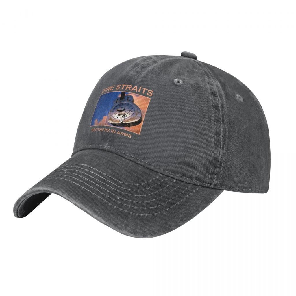 Dire Straits Brothers In Arms Guitar Fashion Baseball Cap Peaked Cap Mens Hat Womens Cap Womens Visors
