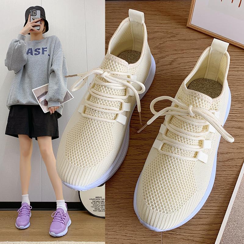 Light Sneakers Women Running Shoes Shoes Fashion Vulcanized Shoes Summer Breathable Comfort Care Shoes Casual Anti-skid Shoes