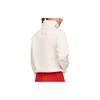 HOKA ONE ONE Ridgetop Half-Zip Fleece Color Block Stand Collar Pullover Women tops White 1141752-EGN