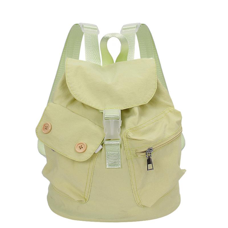 Student Class Cloth Backpack Women's 2025 Summer New Fashion Casual Small Backpack Korean Version High Value Shoulder Bag
