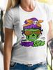 Momster Halloween T-Shirt - Funny Mom Skull Graphic Tee - Spooky Cute Shirt