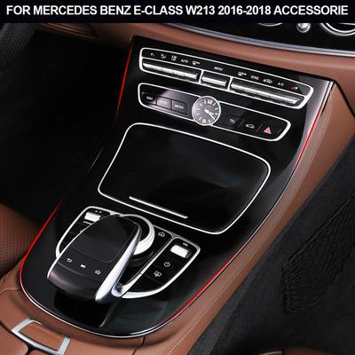 2 Teile/satz Auto Center Konsole Getriebe Panel Rahmen Getriebe Shift Panel Abdeckung Trim Für Mercedes Benz E-Klasse W213 2016-2018 zubehör