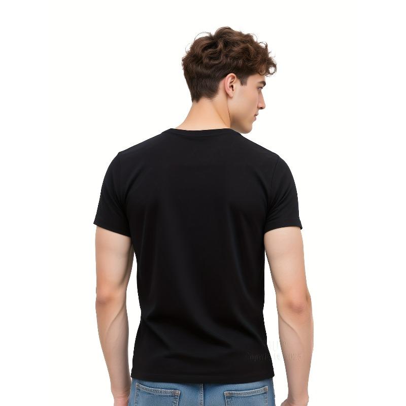 Evropské velikosti Pánské měkké tričko s kulatým výstřihem Retro Grunge Styl Slogan & Design listů - Grafika - Celoroční ležérní oblečení Venkovní aktivity Dárek