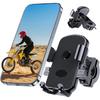 Bike Phone Mount Holder, Motorcycle Phone Mount For Scooter, Mountain, Dirt Bike, Stroller And Motorcycle, 360°Rotate Handlebar Phone Holder