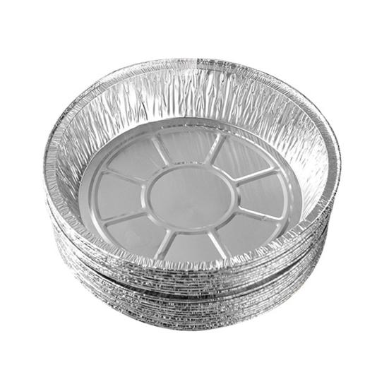 20Pcs Fryer Pot Liners Food Grade Heat-Resistant Wash Free Round Extra-Deep Fryer Pot Liner Aluminum Foil Pans Kitchen Supplies