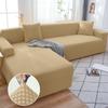 1/2/3/4 Seater Sofa Covers Stretch Polar Fleece Sofa Slipcover Spandex L Shaped Couch Covers for Living Room Furniture Protector
