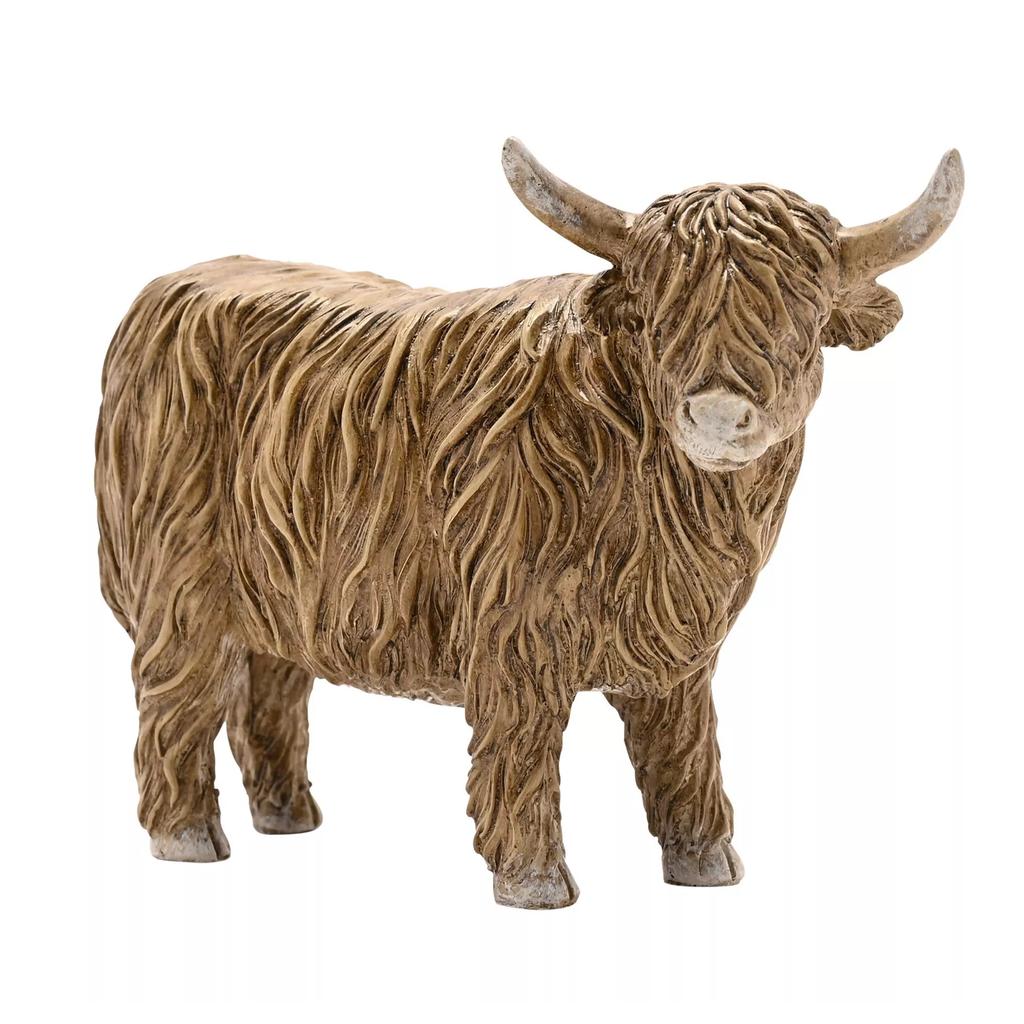 Country Living Highland Cow Figurine
