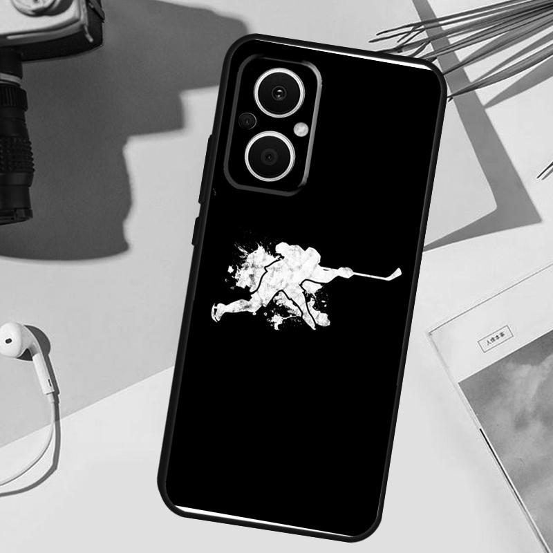 Ice Hockey Rink Sport Case For OPPO Reno 13 F 12 12F 11 8T 7 8 10 Pro OPPO Find X8 X6 Pro X3 X5 Lite Phone Cover
