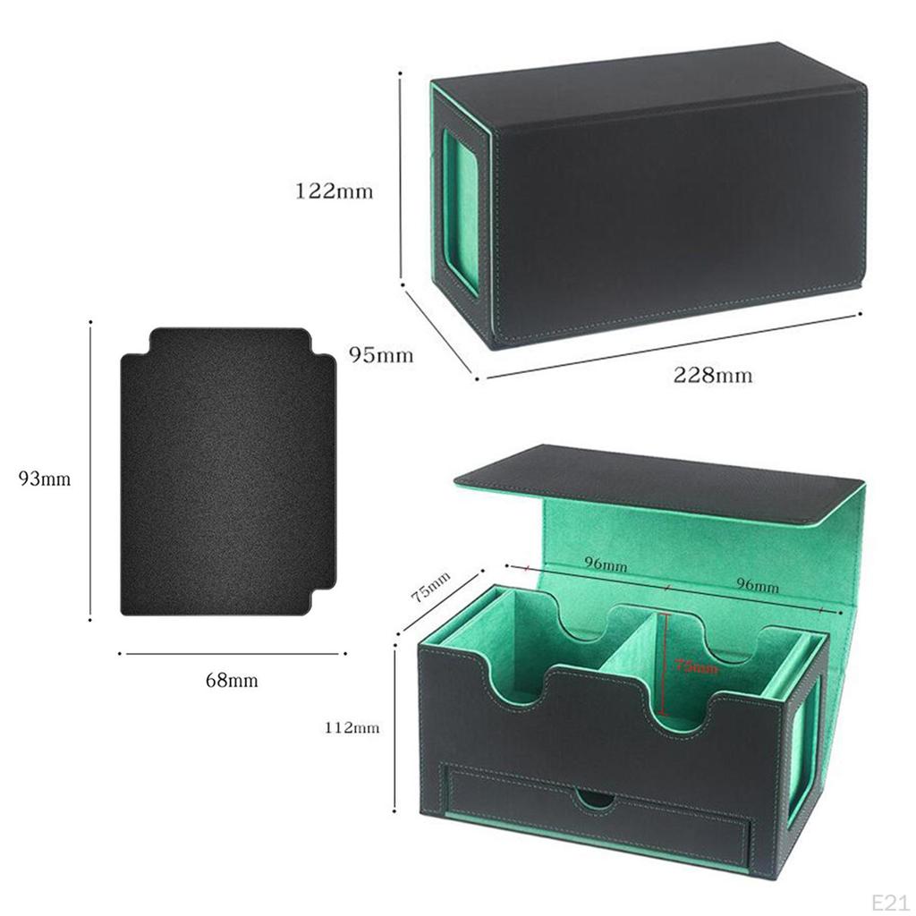 Card Deck Box for Organizing 320+ Cards - Stylish Storage Solution