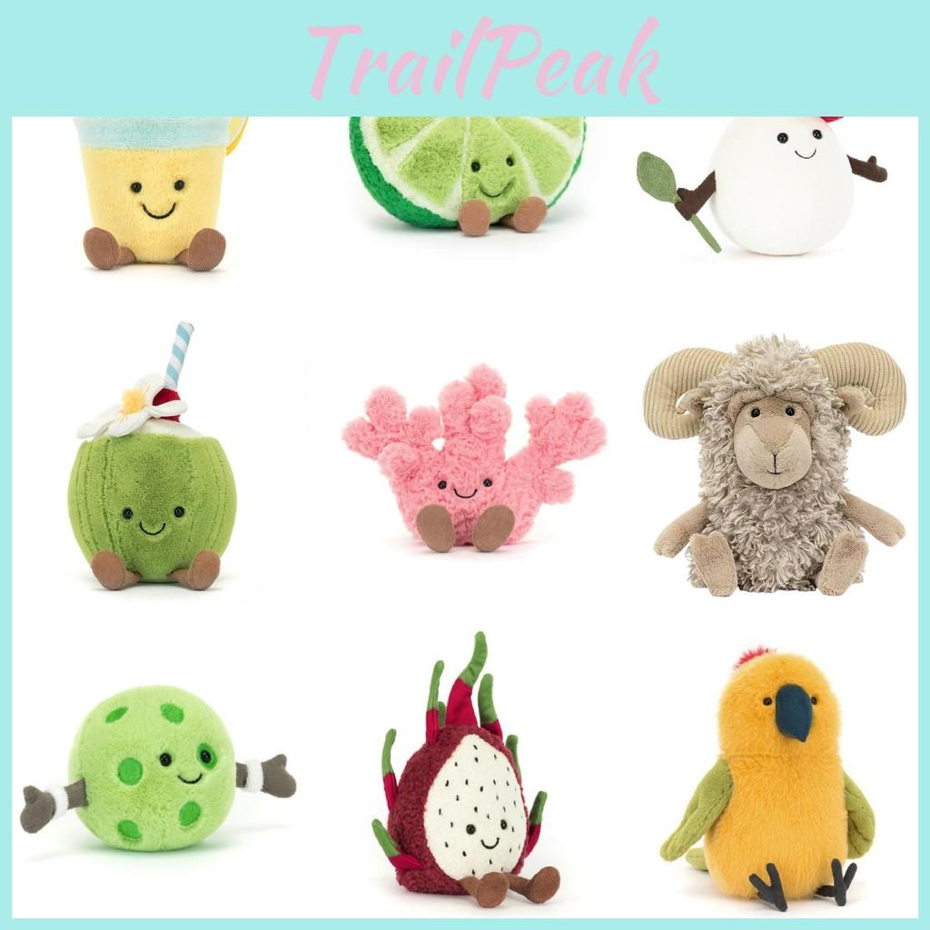 Dragon Amuseables Fruit Chestnut Glasses Rugby Plush Toy Stuffed Doll Kids Gift