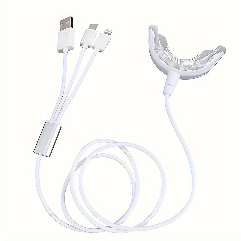 

Комплект светодиодных ламп для отбеливания зубов, ускоритель отбеливания зубов с мощным светодиодным светом, усилитель отбеливания зубов в подарок на Рождество белый