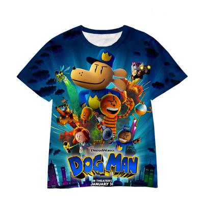 Personalized Handsome Cartoon T-shirt Anime Children's T-shirt 3D Digital Printing Men's Short-sleeved Summer T-shirt Top