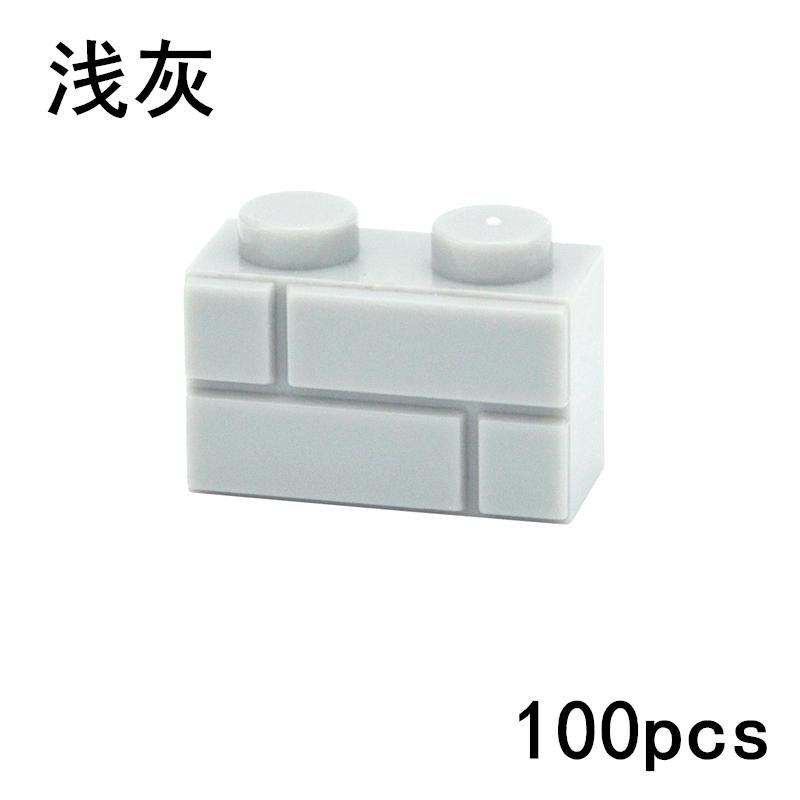 MOC City Thick Wall Figures Bricks 1x2 1x3 1x4 1+2 Dots Building Blocks Compatible 15533 98283 Educational House Contruction Toy