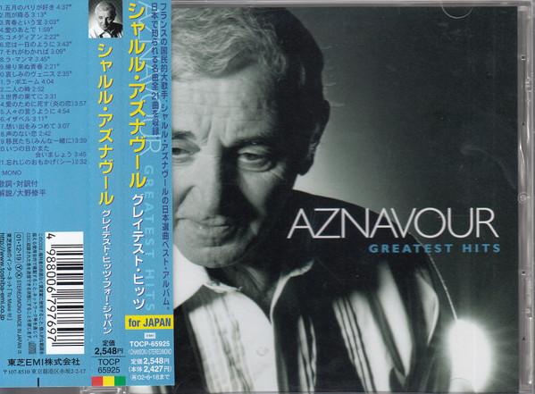 

CD CHARLES AZNAVOUR - Greatest Hits TOCP65925PROMO EMI 2001 Japan ObiPop Used