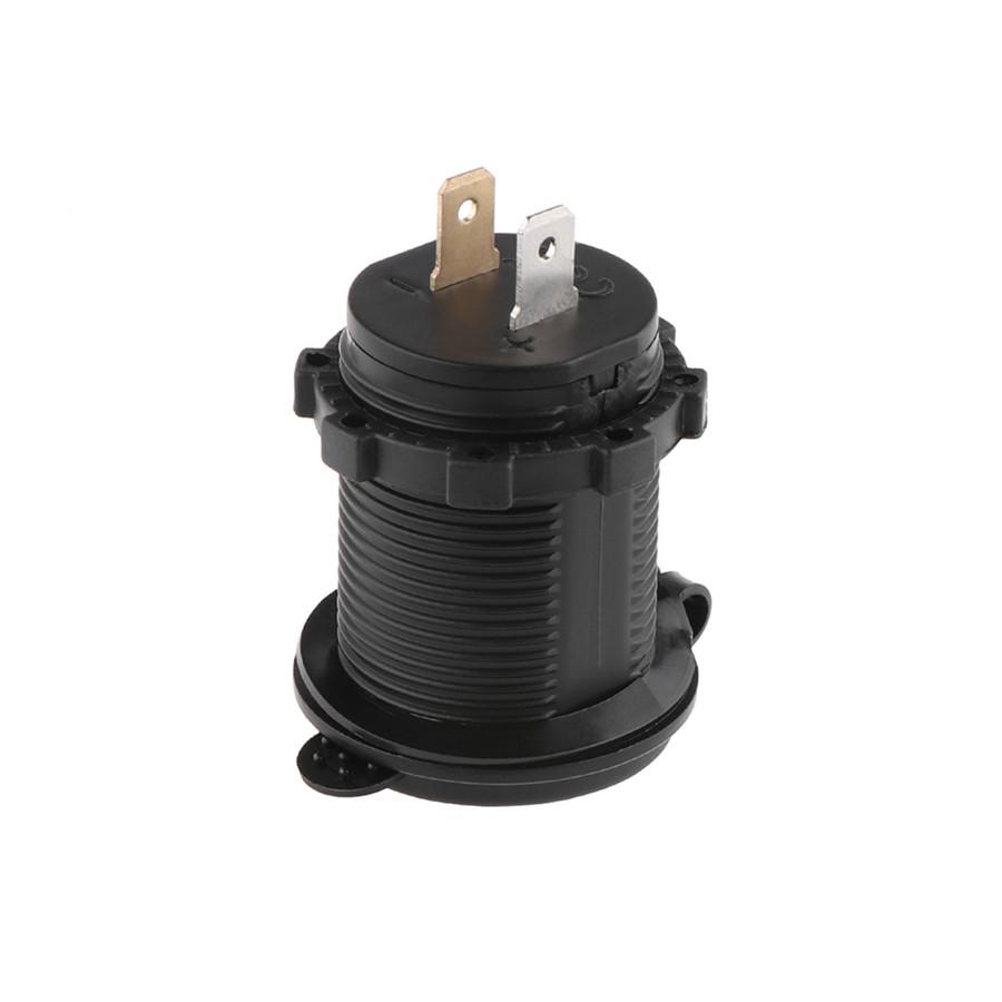 12V Waterproof Dual 2.4A USB Charger Socket for Motorcycles