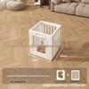 Clear Acrylic Indoor Dog Fence & House for Small Breeds