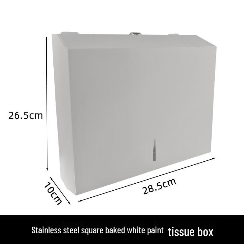 Stainless Steel Wall-Mounted Tissue Box